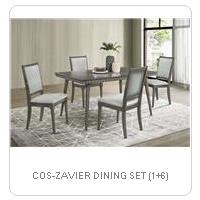 COS-ZAVIER DINING SET (1+6)